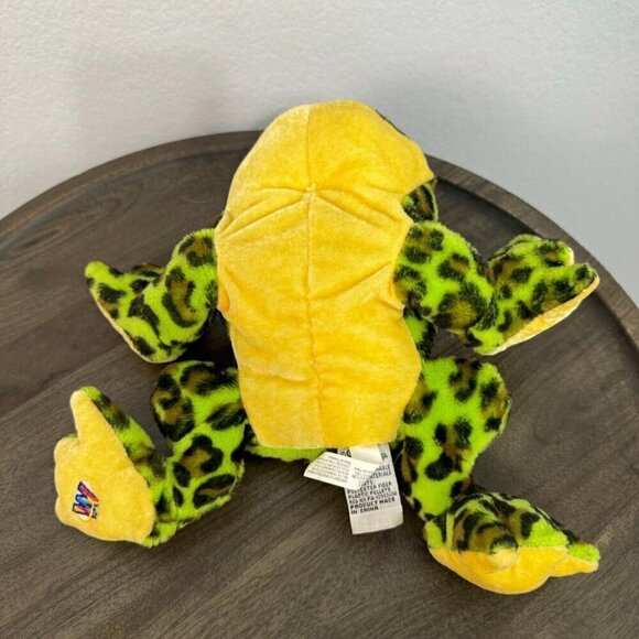 Ganz Webkinz Bullfrog Plush Stuffed Toy Animal Spotted Green Yellow No Code - Picture 6 of 12